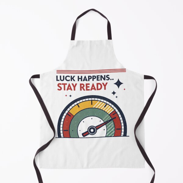 Item preview, Luck happens .. stay ready designed and sold by Lucky 777.