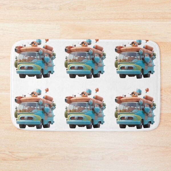 Item preview, Whimsical Animated Vehicle with Adventurous Characters designed and sold by ART ATTACK ZONE.