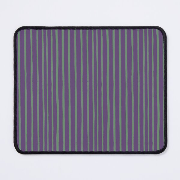 Item preview, Olive Green Brush Stroke Stripes Pattern on Dark Purple designed and sold by OneThreeSix.