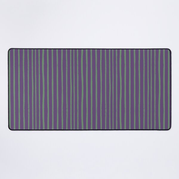 Item preview, Olive Green Brush Stroke Stripes Pattern on Dark Purple designed and sold by OneThreeSix.