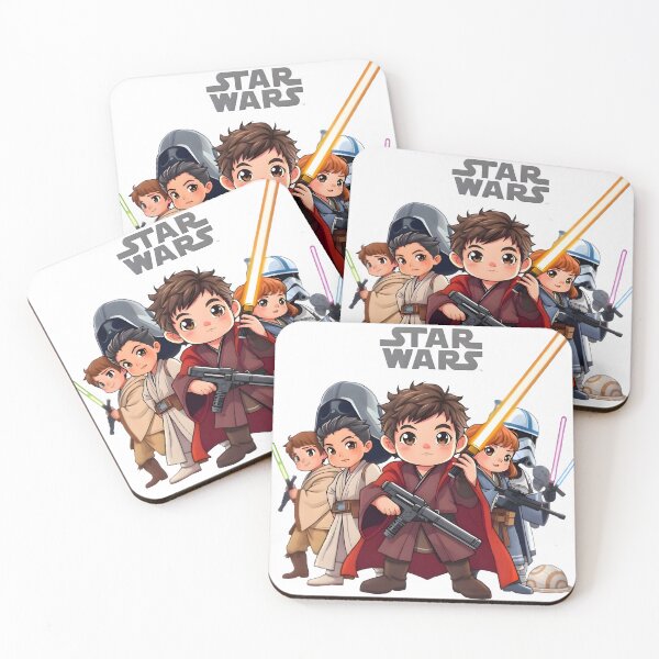 Artikelvorschau, Chibi Star Wars Charaktere entworfen und verkauft von Kittypolis.
