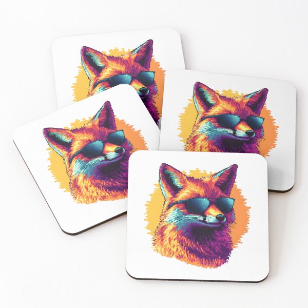 Item preview, Cool Fox  Pixel Art Illustration designed and sold by Kollibri.