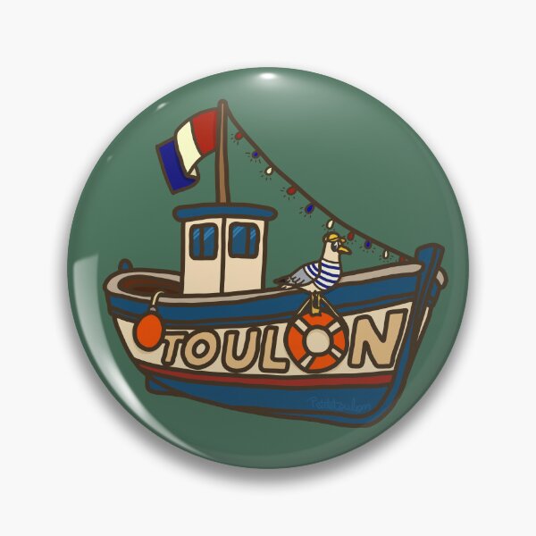 Item preview, Fishing boat Toulon and Gabian Rigolo designed and sold by petiteToulon.