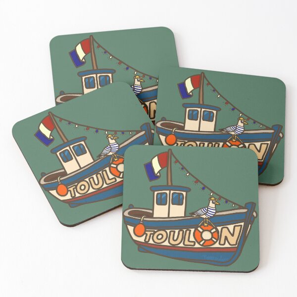 Item preview, Fishing boat Toulon and Gabian Rigolo designed and sold by petiteToulon.