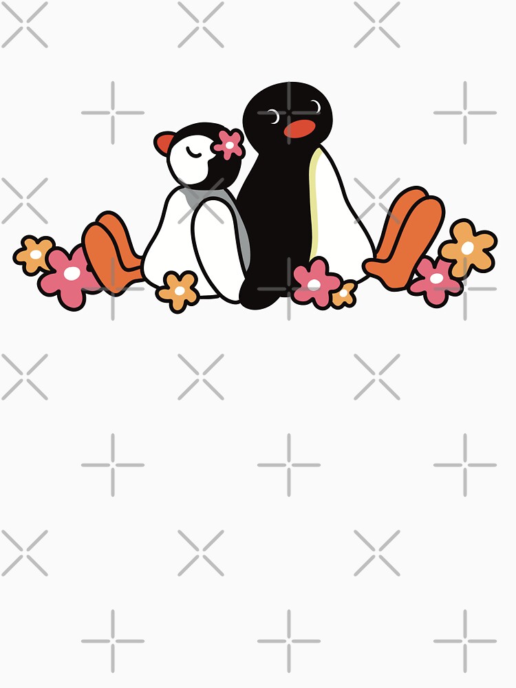 Imagen 7 de 7, Camiseta clásica con la obra Amor de pingu, diseñada y vendida por CheylaDesigns.
