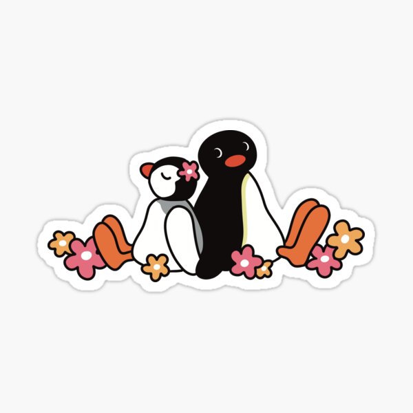 Vista previa del artículo con la obra «Amor de pingu», diseñado y vendido por CheylaDesigns.