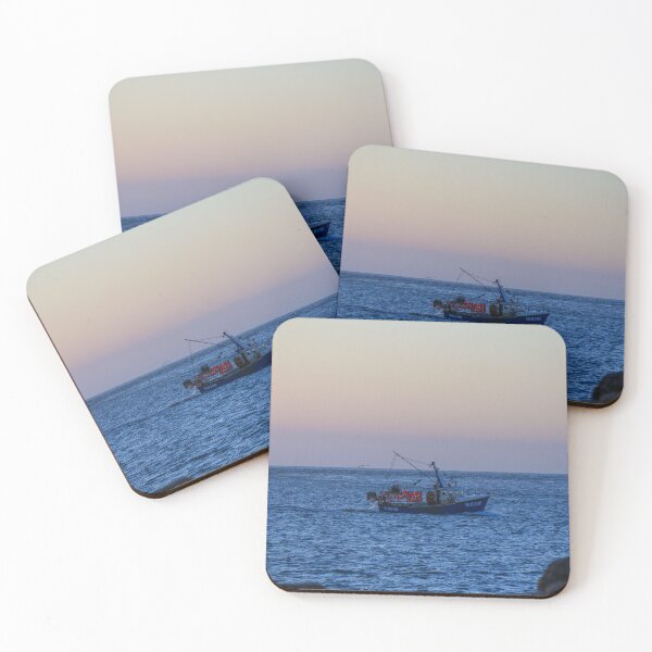 Item preview, Fishing Boat off Portland Bill at Sunrise designed and sold by Aham Photos.