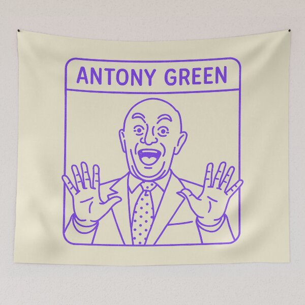 Item preview, Antony Green Bold Line Portrait designed and sold by zzz888.