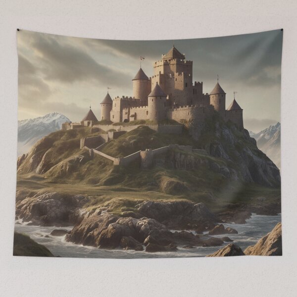 Item preview, Scottish medieval castle designed and sold by MerlinWear.