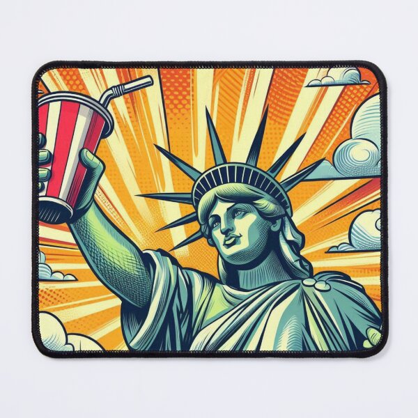 Item preview, Statue of Liberty with soda in hand designed and sold by Gabriel-Flores.