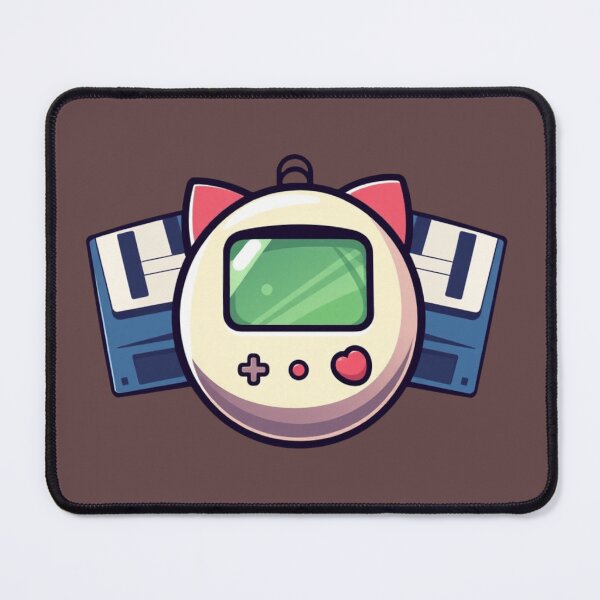 Item preview, "Retro Kid Vibes – Tamagotchi & Floppy Disks Forever" designed and sold by MindfluxStudio.