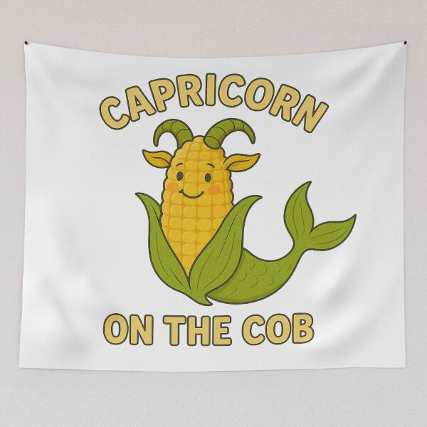 Item preview, Capricorn On The Cob designed and sold by FreshPrintz LLC.
