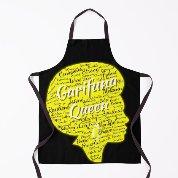 Item preview, Garifuna Queen Word Art – Afro-Caribbean Empowerment Design designed and sold by ezsketch25.
