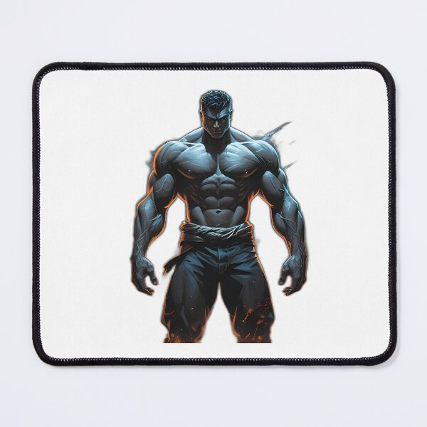 Item preview, Powerful Muscular Figure with Intense Gaze Artwork designed and sold by ART ATTACK ZONE.