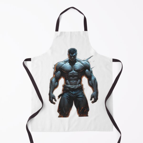 Item preview, Powerful Muscular Figure with Intense Gaze Artwork designed and sold by ART ATTACK ZONE.