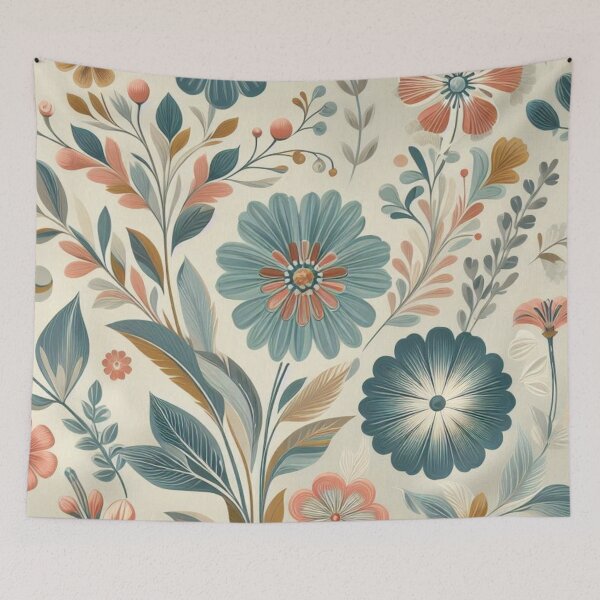 Item preview, Midcentury Modern Floral designed and sold by Rue Design Company.