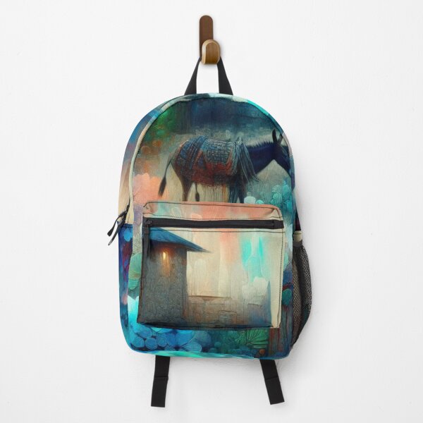 Item preview, Lamu City at 4PM – Abstract AI Artwork with Radiant Afternoon Colors and Floral Accents for Clothing & Accessories designed and sold by knalpot-design.