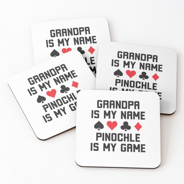 Item preview, Grandpa is my name pinochle is my game funny pinochle humor designed and sold by snowry.