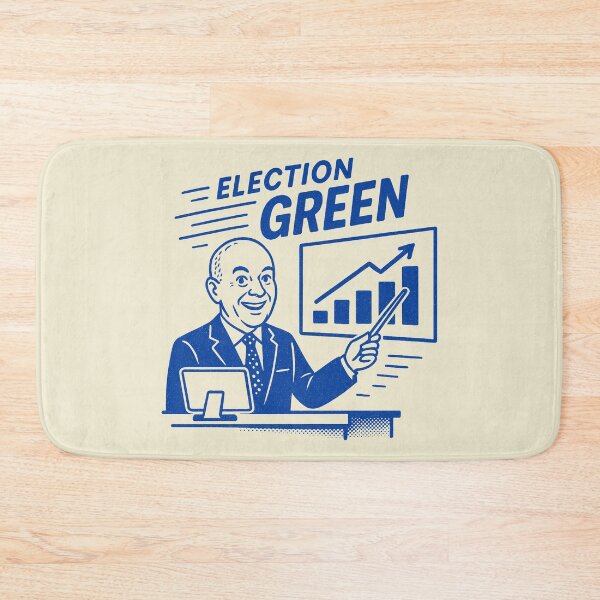Item preview, Election Green Chart Presentation designed and sold by zzz888.