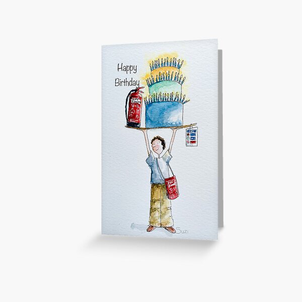 Item preview, Happy Birthday Boy designed and sold by SketchingDoctor.