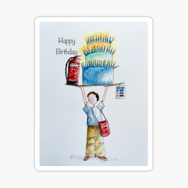 Item preview, Happy Birthday Boy designed and sold by SketchingDoctor.