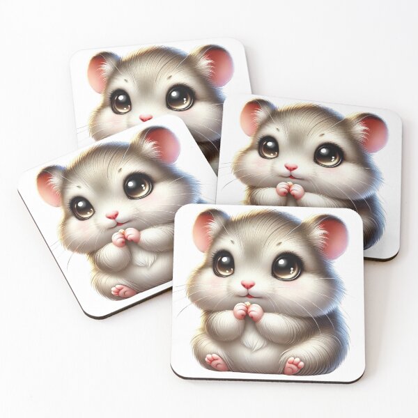 Item preview, Adorable Baby Hamster – Sweet & Fluffy Illustration for Kids designed and sold by FusiTink.