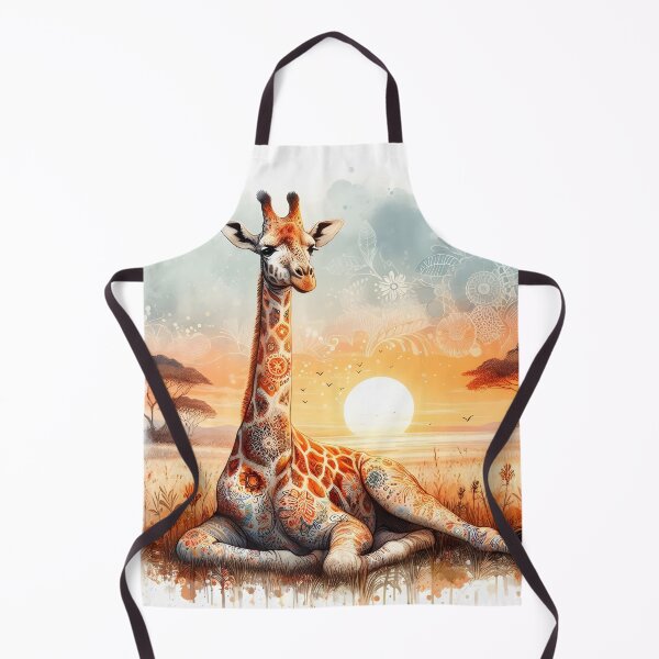 Item preview, Patterns of the Savanna Grassland Giraffe designed and sold by BreezyDawnDesigns.
