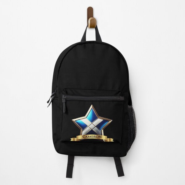 Item preview, Cameron Star of Honor – Gold Banner with Crimson Strength designed and sold by Highlandkings.