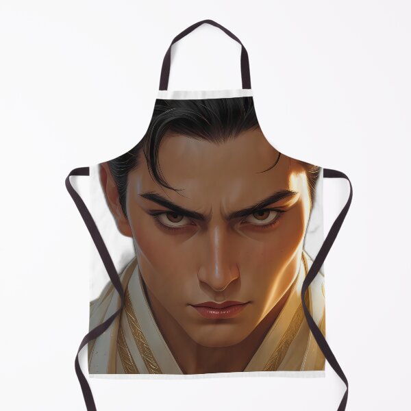 Item preview, Intense Portrait of a Young Man in Traditional Attire designed and sold by ART ATTACK ZONE.