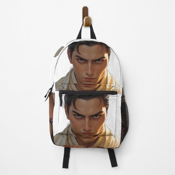 Item preview, Intense Portrait of a Young Man in Traditional Attire designed and sold by ART ATTACK ZONE.