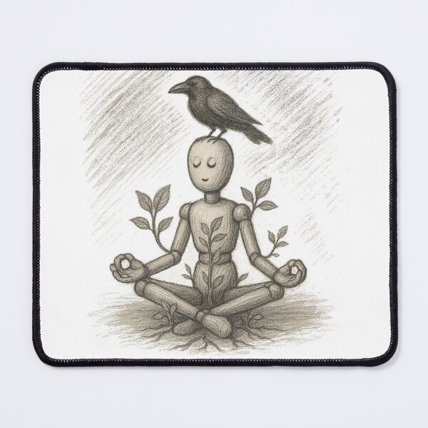 Item preview, Mr. Stickman Meditates  designed and sold by Asbiell.