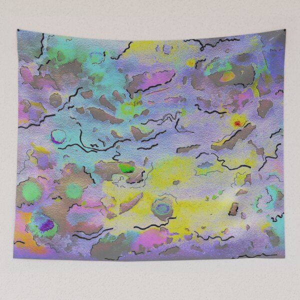 Item preview, Dream Cartography. Abstract Cosmic Art Print. Cosmic Design. designed and sold by IrinaBaranova.