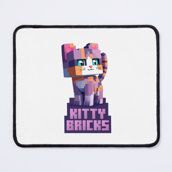 Item preview, Kitty Bricks – Cute Pixelated Block Kitty for Gamers & Cat Lovers designed and sold by FiesterArt.