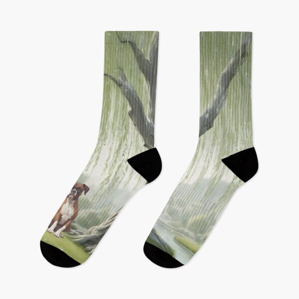 Item preview, Boxer Under A Willow Tree designed and sold by NikkiBear67.