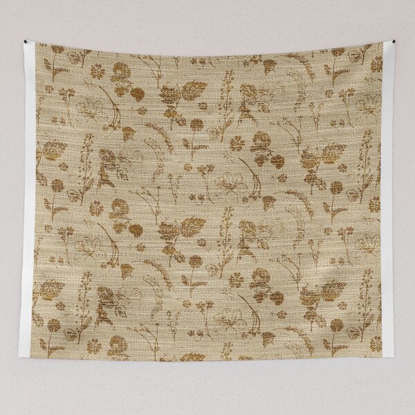 Item preview, Botanic on juta  designed and sold by Alessandro Remo Mazzoni Remotextiles.