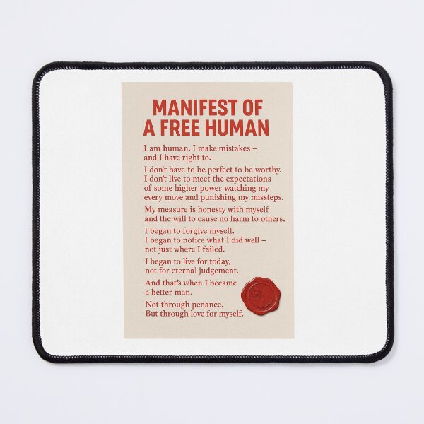 Item preview, Manifest of a Free Human designed and sold by LOGOSINTERIUM.