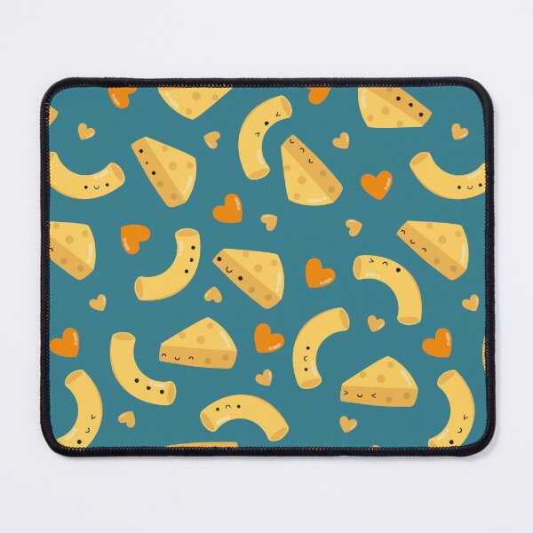 Item preview, kawaii macaroni and cheese - better together (teal) designed and sold by Becca Alessi.