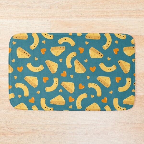 Item preview, kawaii macaroni and cheese - better together (teal) designed and sold by Becca Alessi.