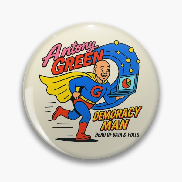 Item preview, Antony Green: Democracy Man designed and sold by zzz888.