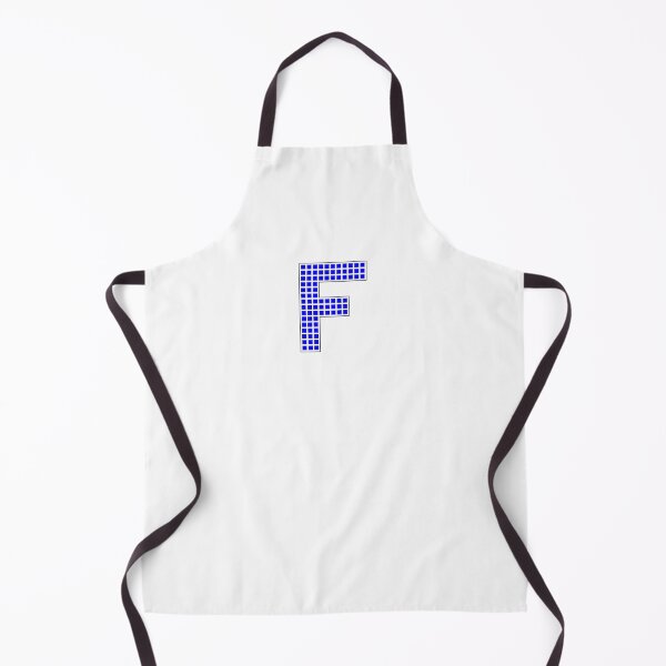 Item preview, Uppercase F - Blue Pixel Block Character designed and sold by PixelGlyphs.