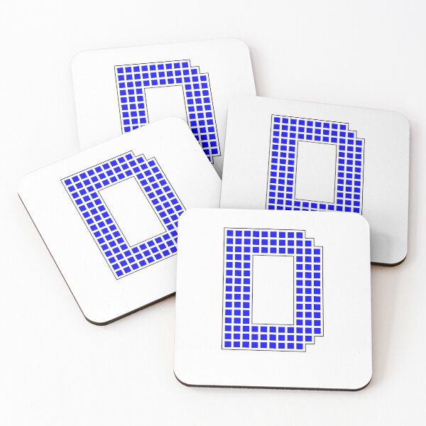 Item preview, Uppercase D - Blue Pixel Block Character designed and sold by PixelGlyphs.
