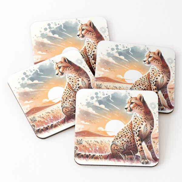 Item preview, Patterns of the Savanna Grassland Cheetah designed and sold by BreezyDawnDesigns.