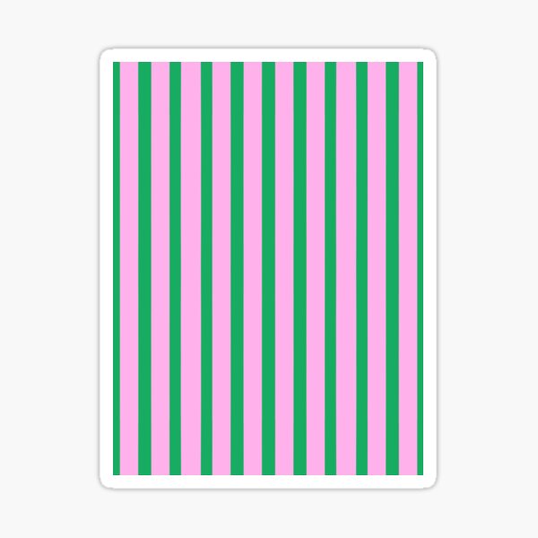 Item preview, Bright Pink and Green Summer Stripes designed and sold by OneThreeSix.