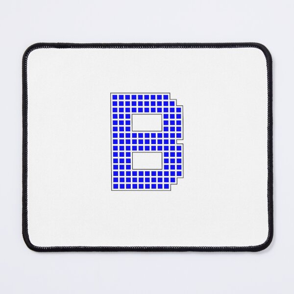 Item preview, Uppercase B - Blue Pixel Block Character designed and sold by PixelGlyphs.