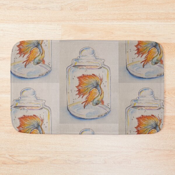 Item preview, Betta in a Jar designed and sold by RLawrenceArt.
