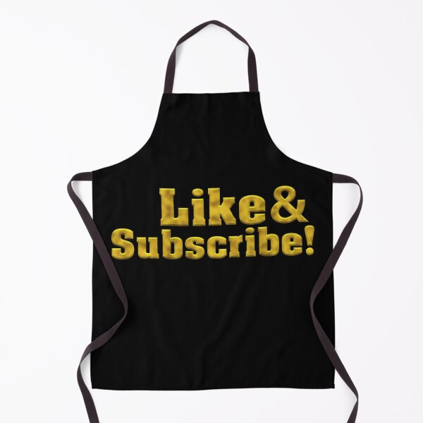 Item preview, Like And Subscribe! Bold Gold Text designed and sold by Swabcraft.