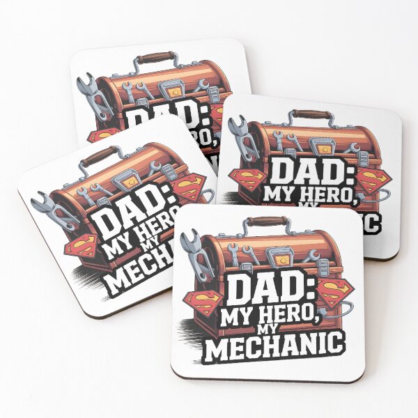 Item preview, Dad: My Hero, My Mechanic Digital Art | Super Dad Toolbox Father’s Day Print | Gift for Handy Dads 2025 designed and sold by AnnDesignStudio.