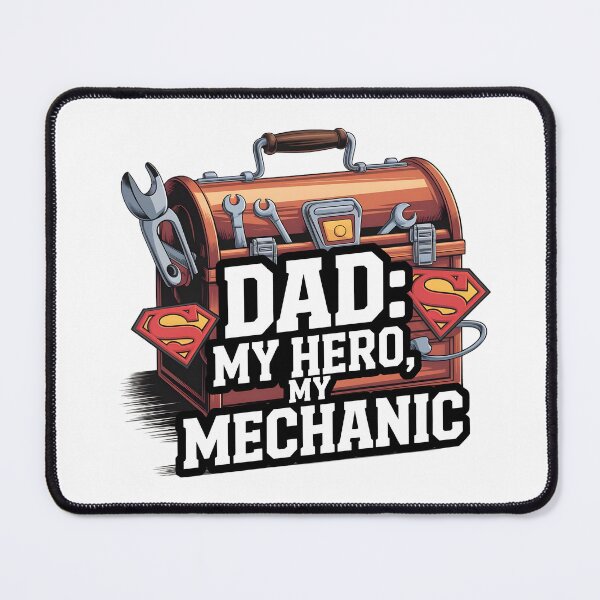 Item preview, Dad: My Hero, My Mechanic Digital Art | Super Dad Toolbox Father’s Day Print | Gift for Handy Dads 2025 designed and sold by AnnDesignStudio.