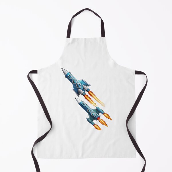 Item preview, Two flying cartoon rocket in flat style isolated on white background, Space Shuttle Launch, Space rocket launch and flies, Launch spaceship or spacecraft. Rocket fast flying for space designed and sold by Danler.