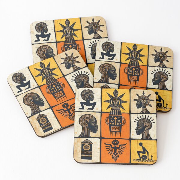 Item preview, Bold African Tribal Symbolism #5 designed and sold by BoBiloArt.